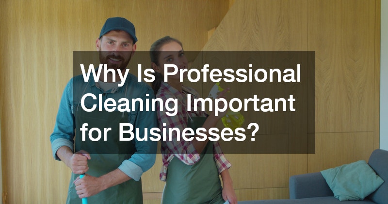 Why Is Professional Cleaning Important for Businesses?